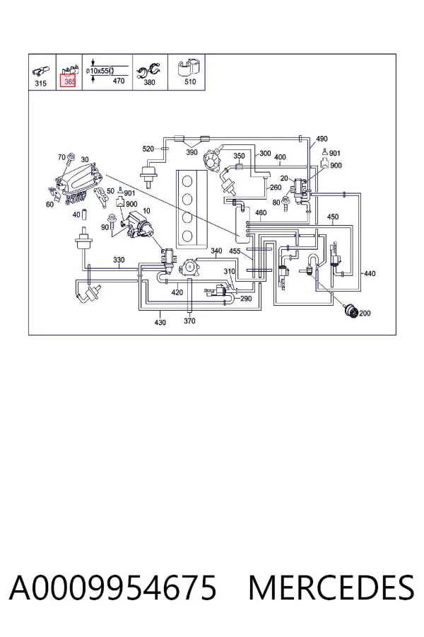  A0009954675 Mercedes