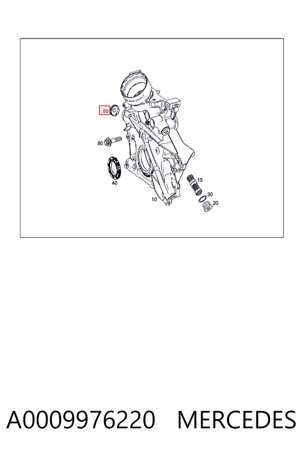 Заглушка ГБЦ A0009976220 Mercedes