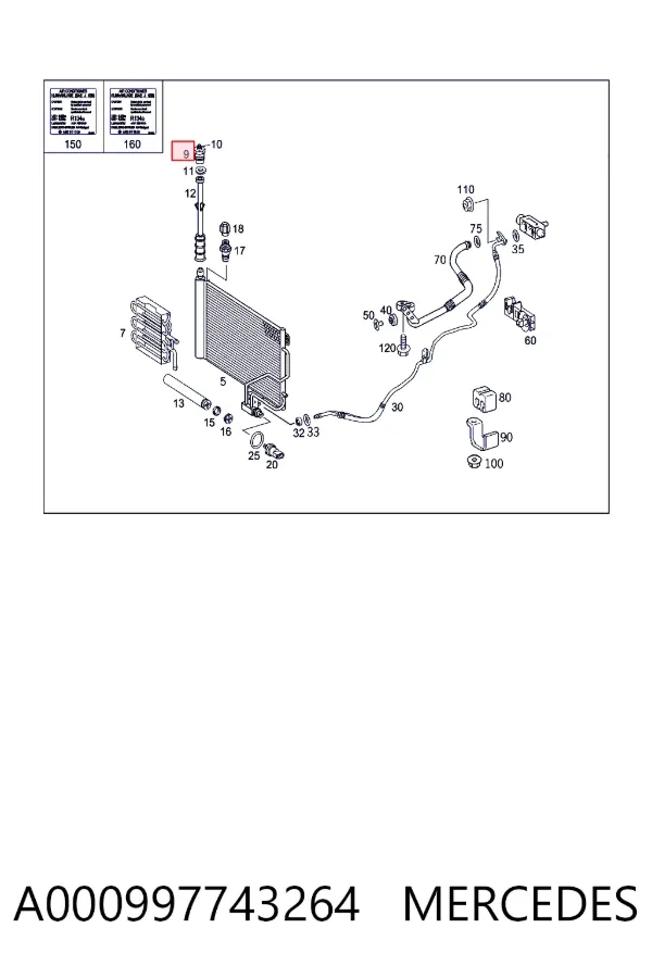  A0009977432 Mercedes