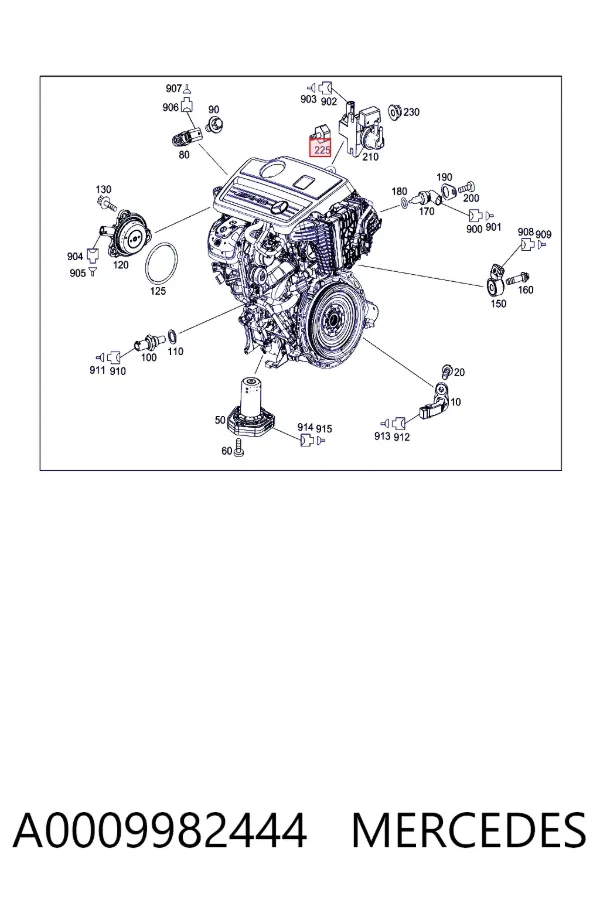  A0009982444 Mercedes