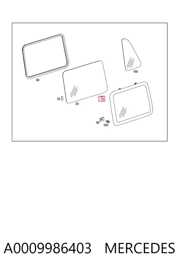  A0009986403 Mercedes