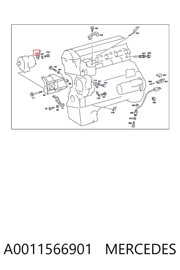  A0011566901 Mercedes