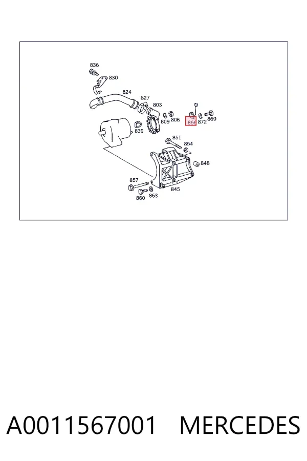  A0011567001 Mercedes