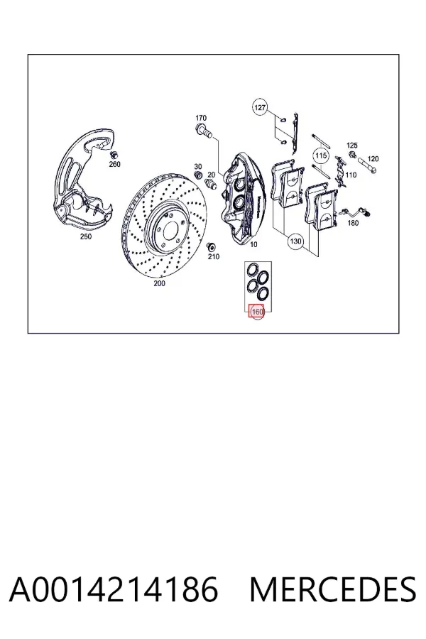  A0014214186 Mercedes