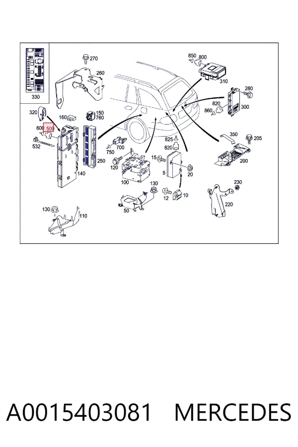  A0015403081 Mercedes