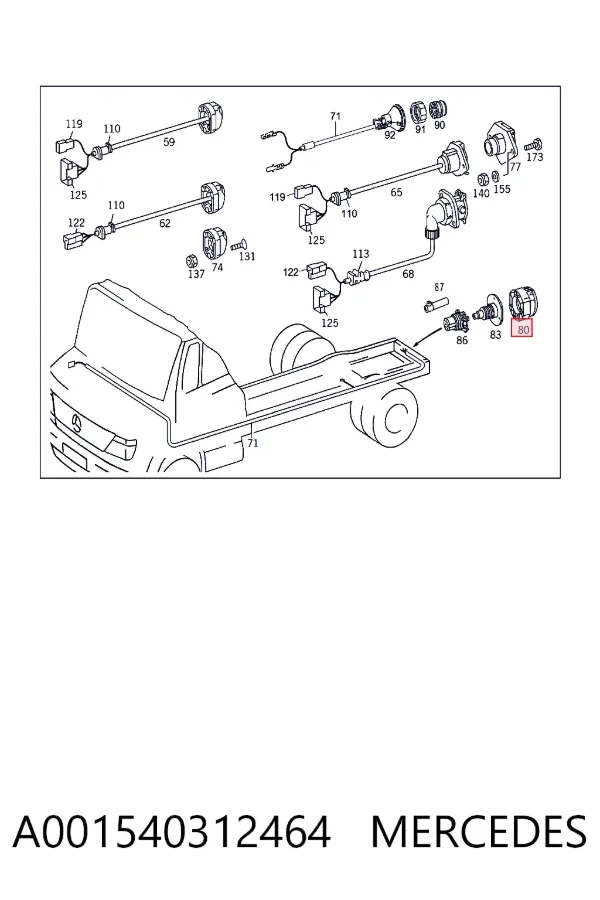  A001540312464 Mercedes