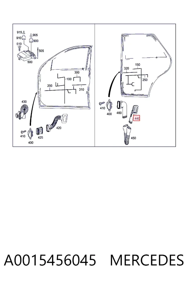  A0015456045 Mercedes