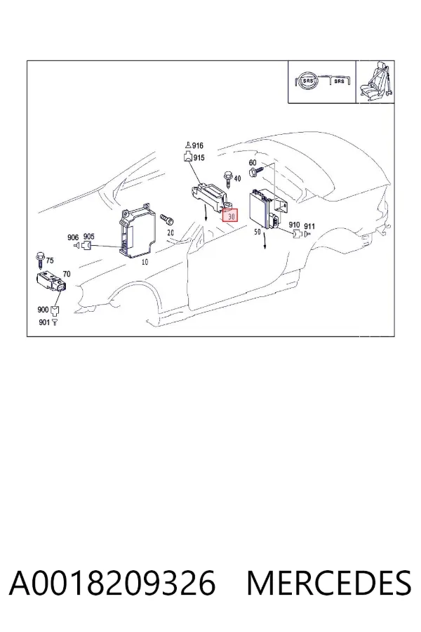  A0018209326 Mercedes