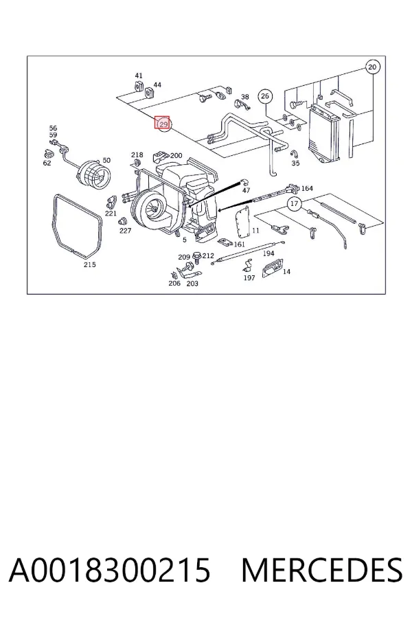  A0018300215 Mercedes