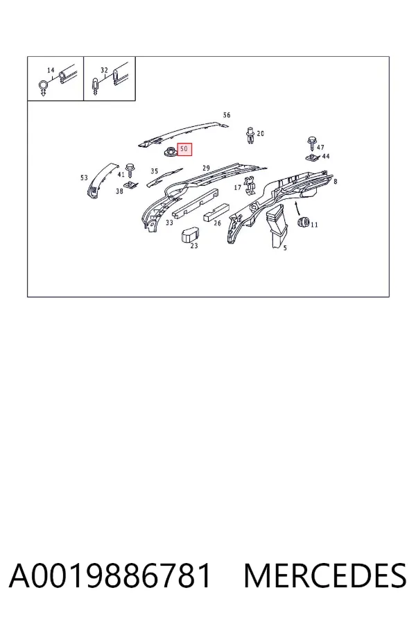  A0019886781 Mercedes