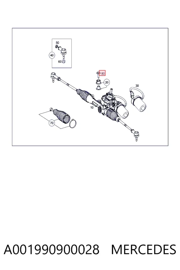 A0019909000 Mercedes 