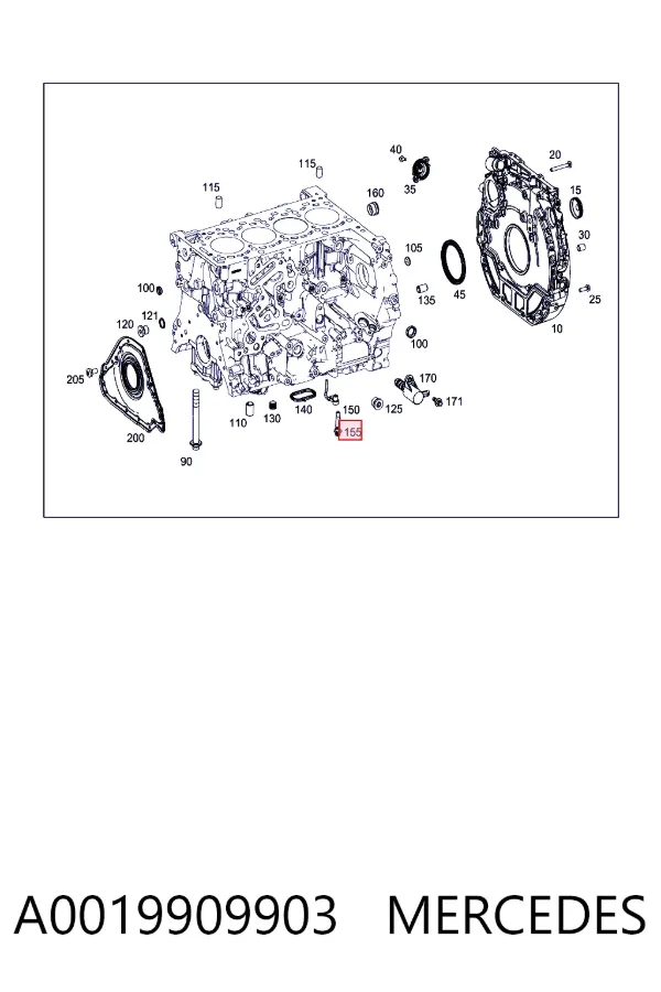  A0019909903 Mercedes