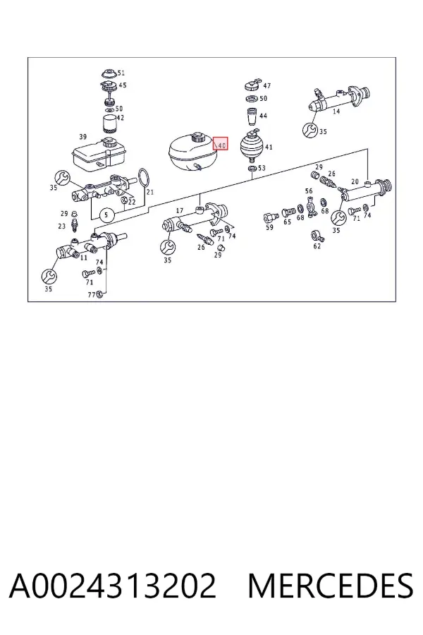  A0024313202 Mercedes