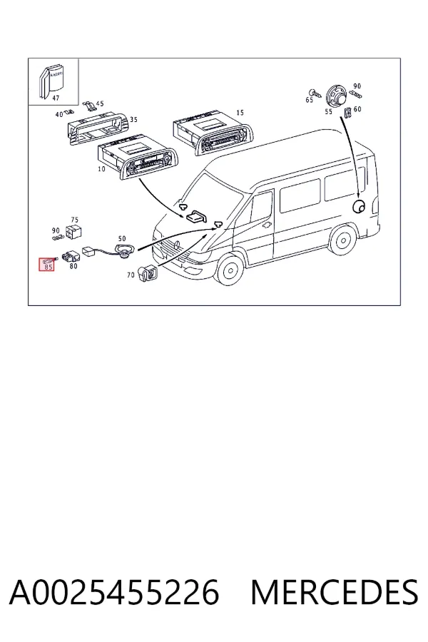  A0025455226 Mercedes