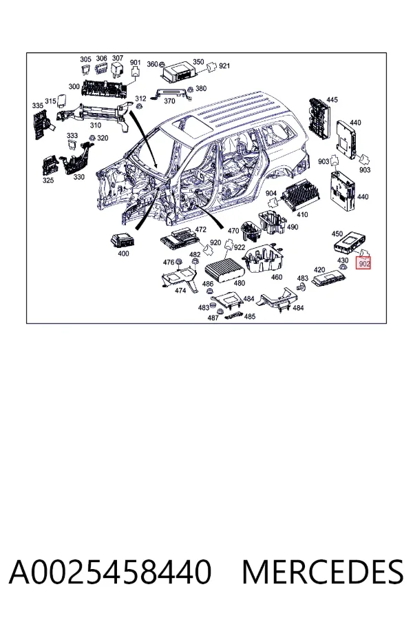  A0025458440 Mercedes