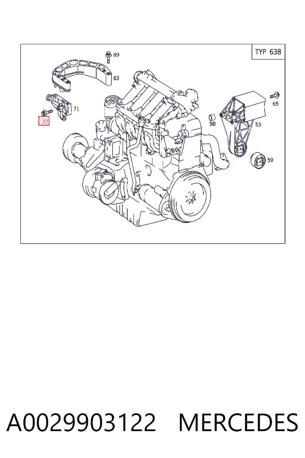  A0029903122 Mercedes