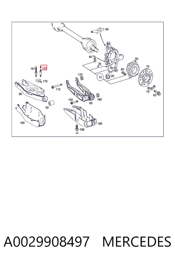  A0029908497 Mercedes