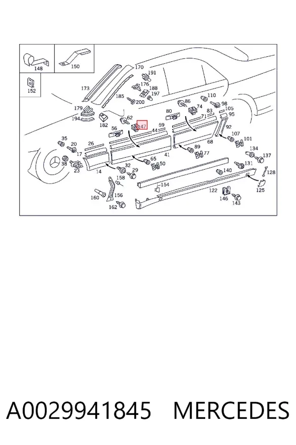  A0029941845 Mercedes