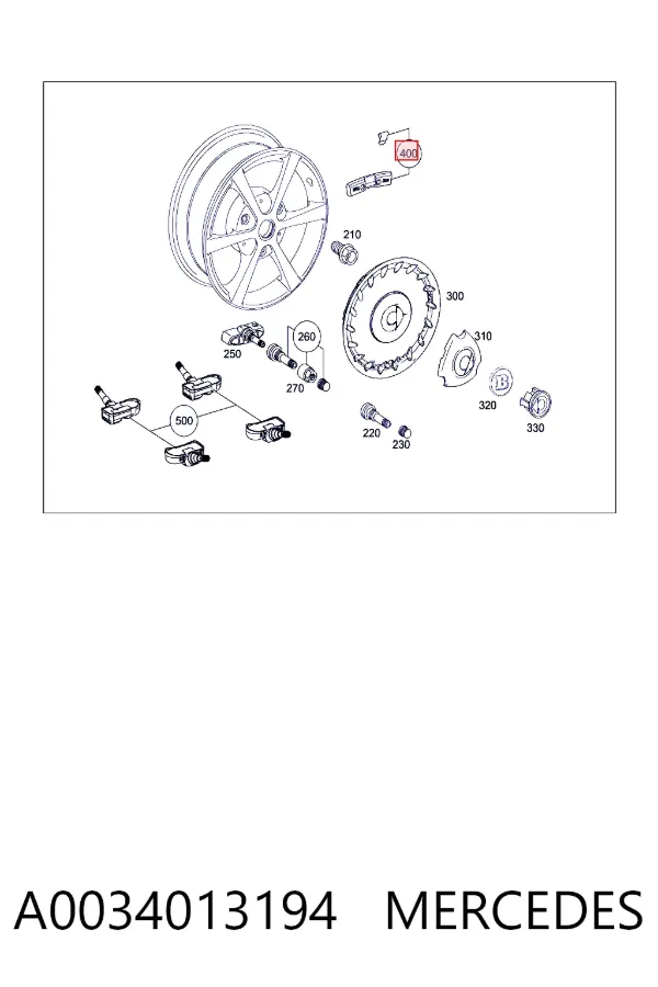  A0034013194 Mercedes