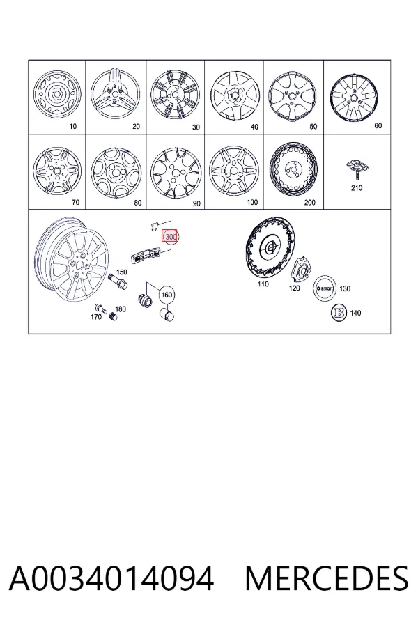  A0034014094 Mercedes