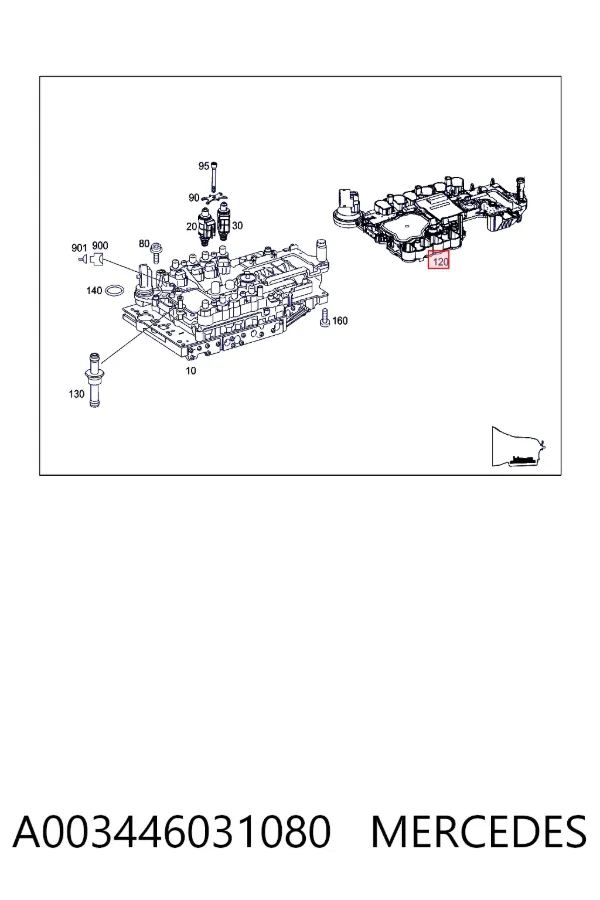 Плата АКПП электронная Mercedes A0034460310 цена, от 94.78 USD