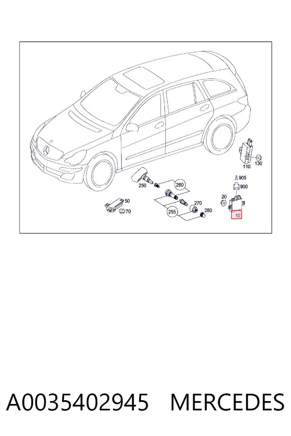  A0035402945 Mercedes