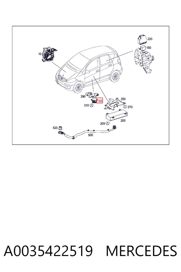  A0035422519 Mercedes