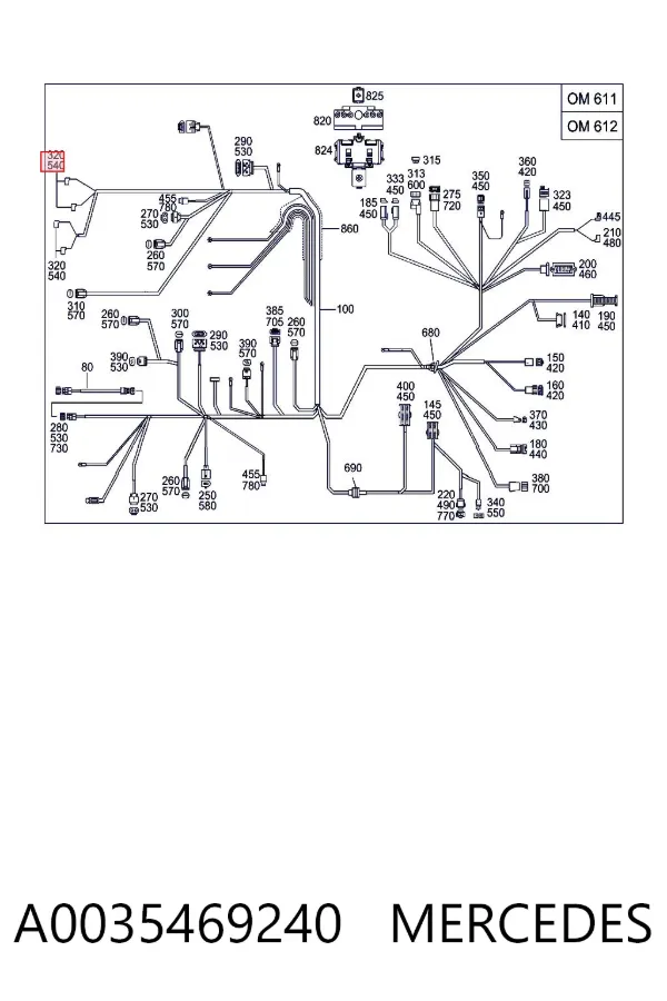  A0035469240 Mercedes