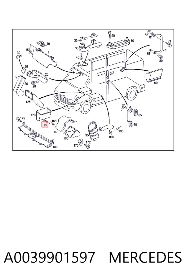  A0039901597 Mercedes