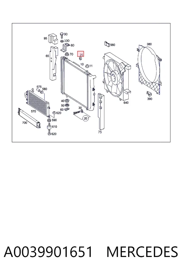  A0039901651 Mercedes