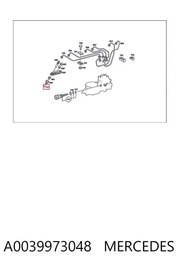 A0039973048 Mercedes