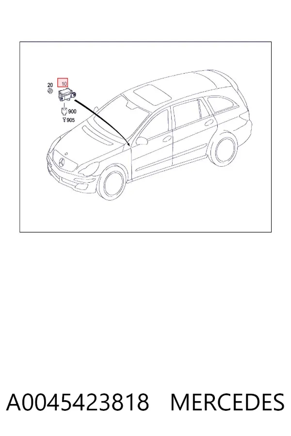 Датчик ESP A0045423818 Mercedes