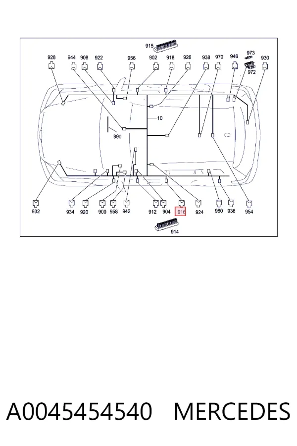  A0045454540 Mercedes