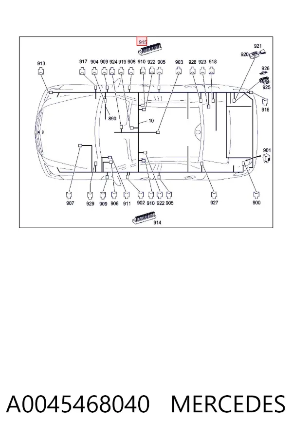  A0045468040 Mercedes