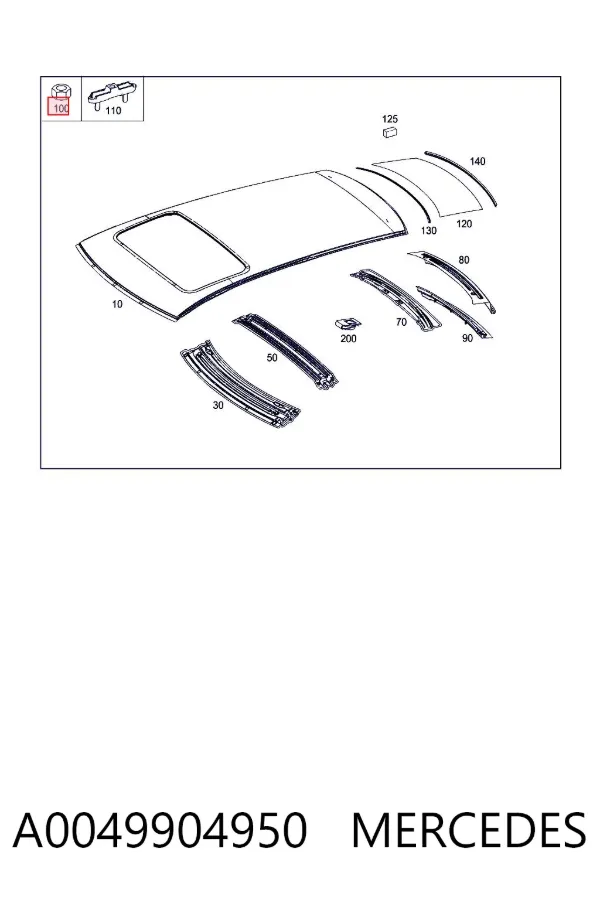  A0049904950 Mercedes