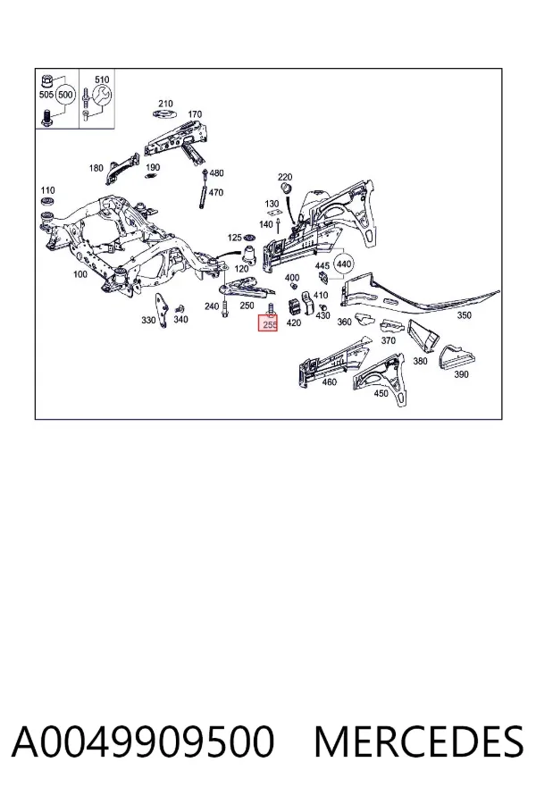  A0049909500 Mercedes
