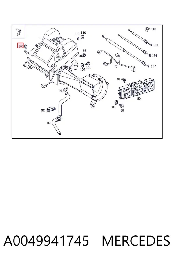  A0049941745 Mercedes