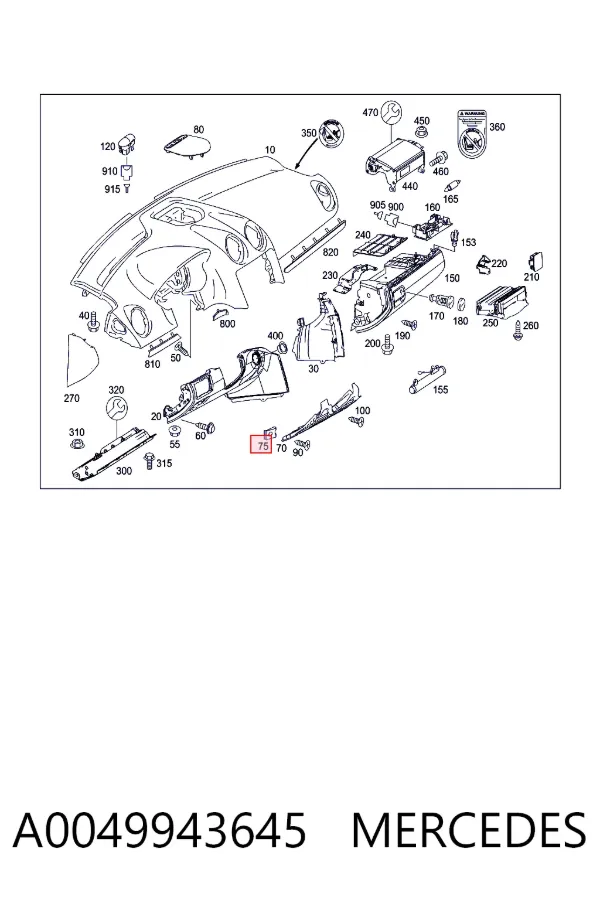  A0049943645 Mercedes