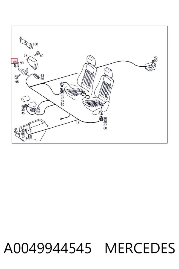  A0049944545 Mercedes