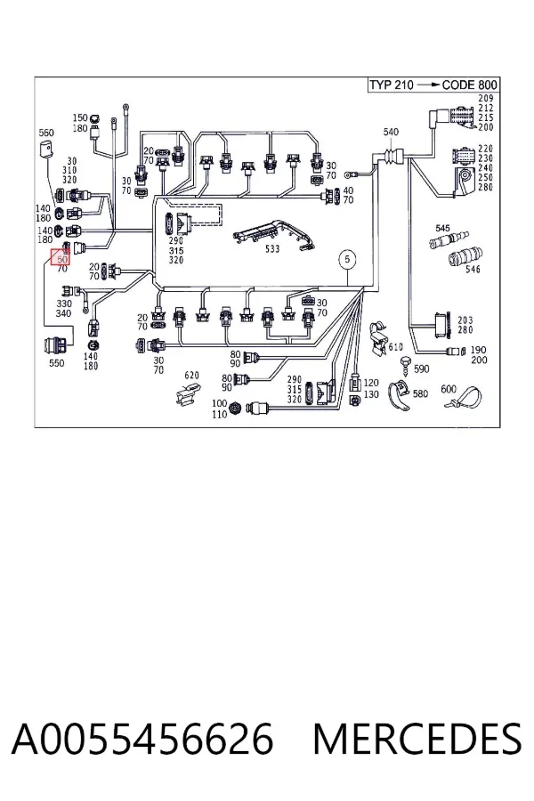  A0055456626 Mercedes