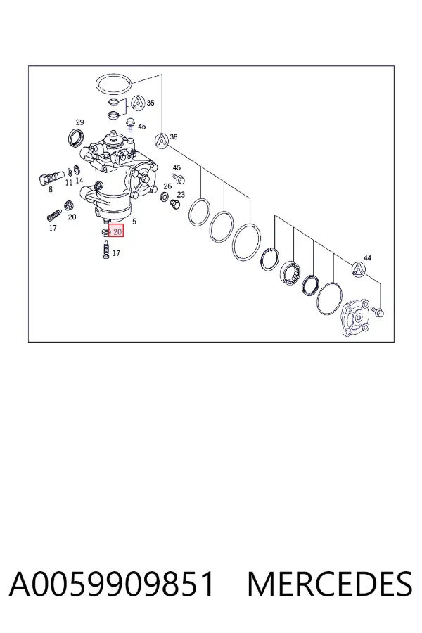 A0059909851 Mercedes