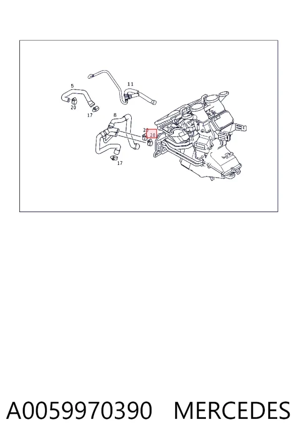  A0059970390 Mercedes