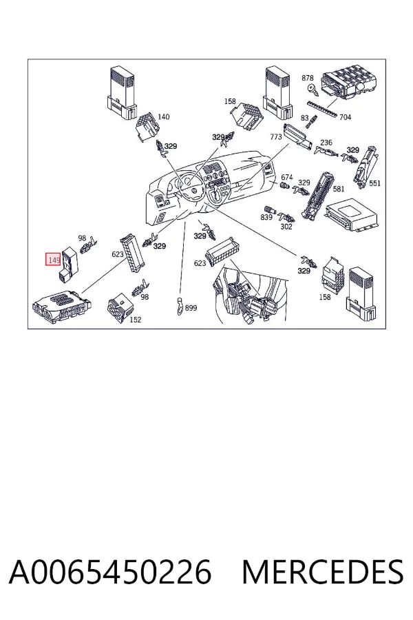  A0065450226 Mercedes