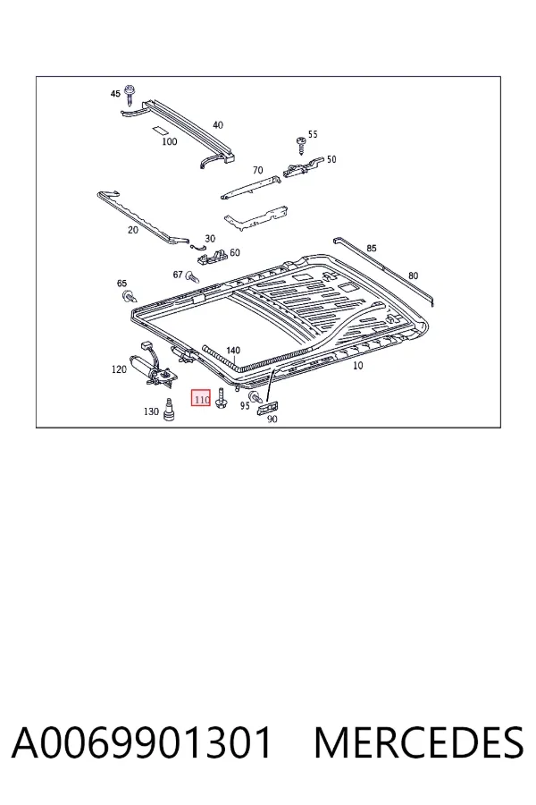  A0069901301 Mercedes