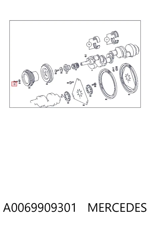  A0069909301 Mercedes