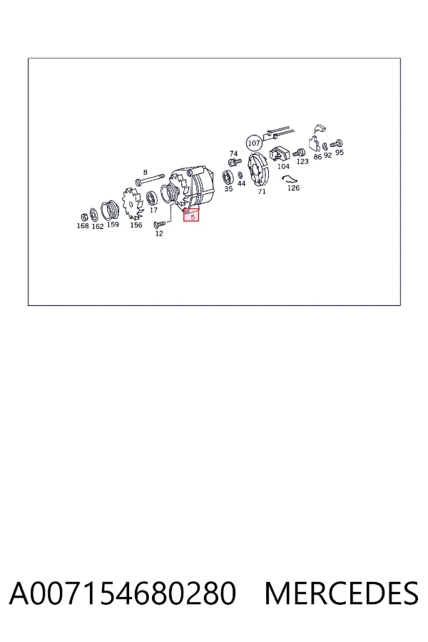 Купить A0071546802 Mercedes Генератор