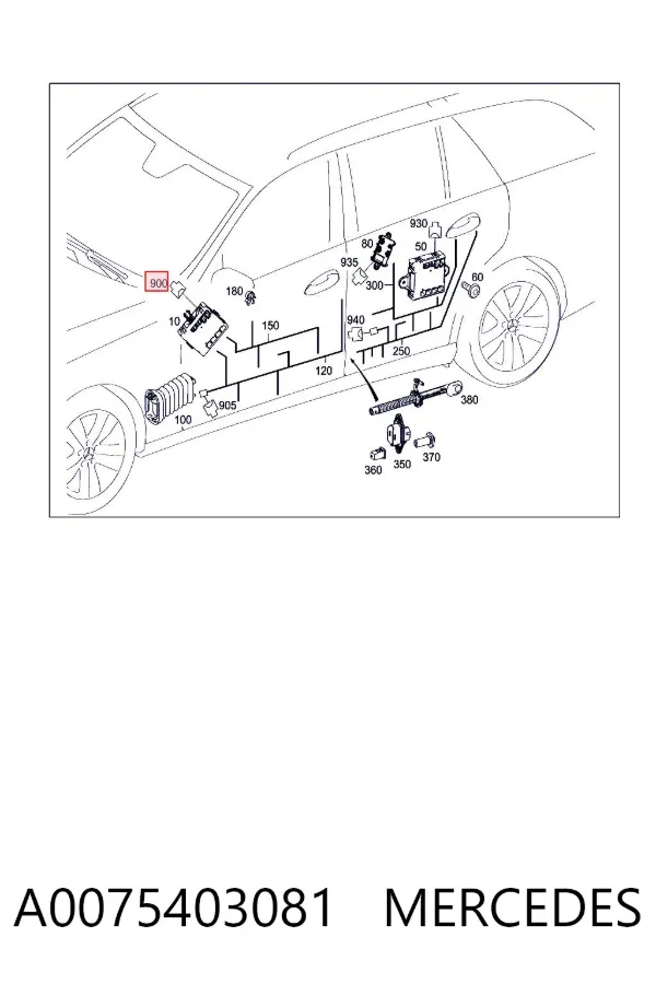  A0075403081 Mercedes