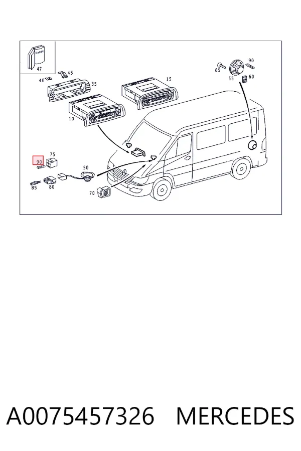  A0075457326 Mercedes