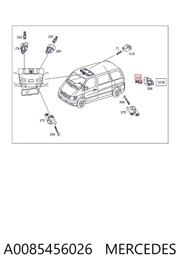  A0085456026 Mercedes