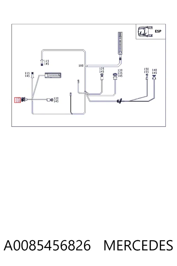  A0085456826 Mercedes